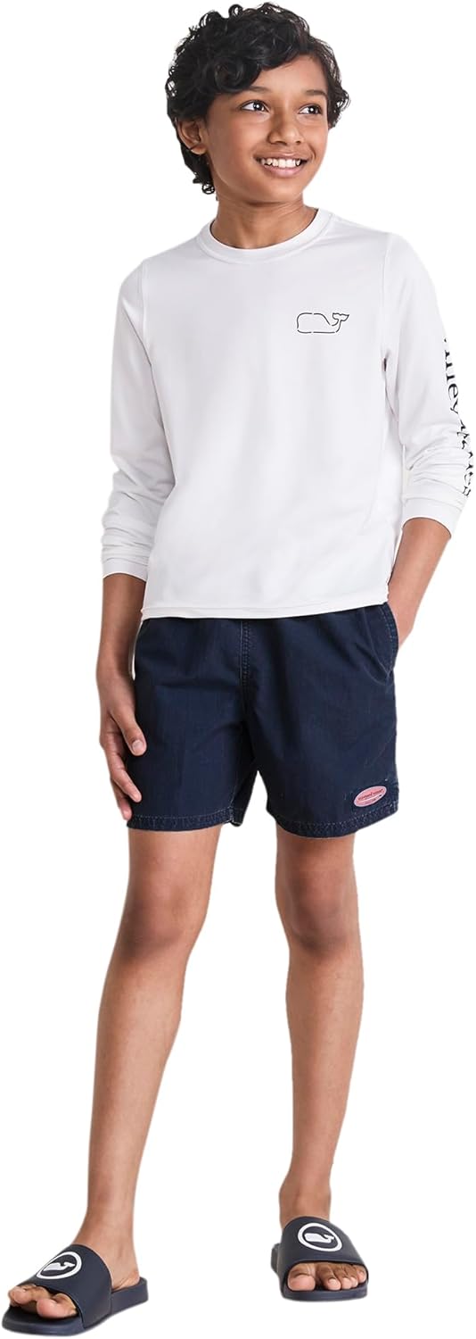Vineyard Vines Boys' Island Swim Trunks - Comfortable Quick-Dry Fabric | Vibrant Colors & Fun Patterns