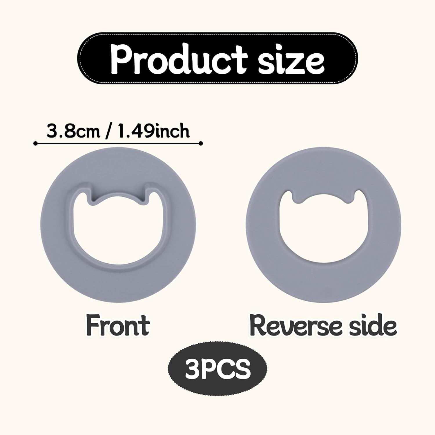 Owala | 3-Pack Water Bottle Stopper Replacement - Durable Gasket Seal for FreeSip Twist 18oz & 24oz