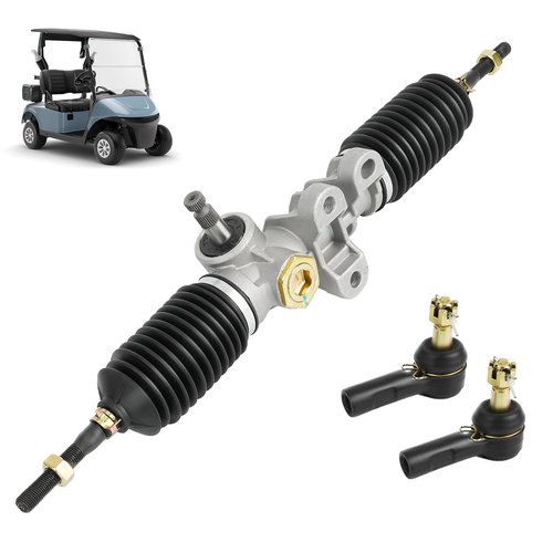 FIXHAWK EZGO RXV Steering Rack, Golf Cart Steering Gear Box Assembly Fit for EZGO RXV 2008-Up Gas & Electric Golf Carts ，Replace OEM# 601500 618329