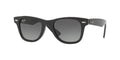 Ray-Ban Junior Kids' RJ9066S Wayfarer Square Sunglasses, Black/Light Grey Gradient Dark Grey, 47 mm