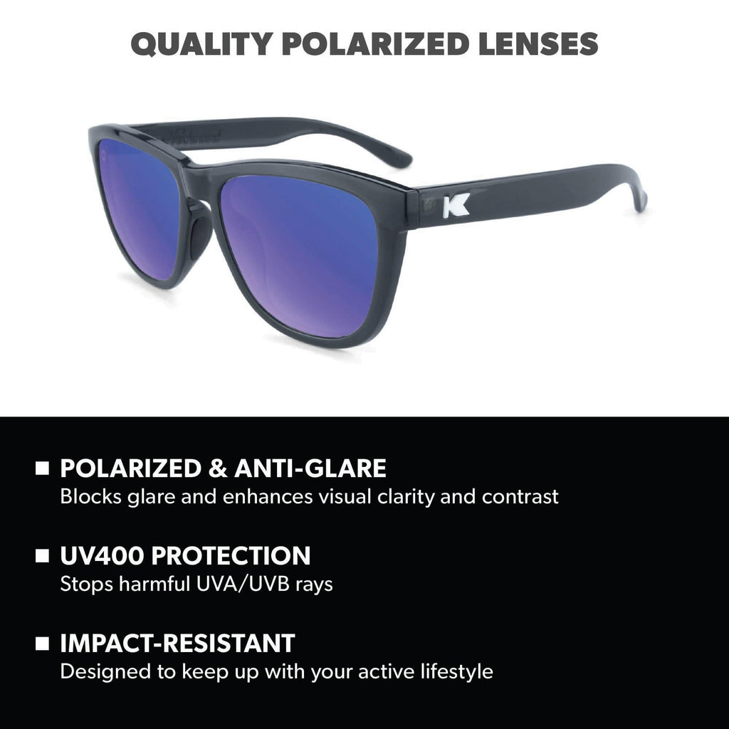 Knockaround Premiums Polarized Sunglasses for Men & Women - UV400 Protection