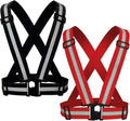 Reflective Strap Safety Vest - Adjustable High Visibility Running Gear for Men & Women | 2-10 Pack