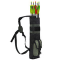 Calolin Archery Back Arrow Quiver, 19.7 in Lightweight Arrow Holder with Adjustable Shoulder Strap, Quick Release Buckle for Outdoor Hunting