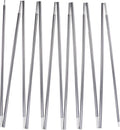 Gray 7001 T6 Heated Aluminum Tent Poles - Preassembled Replacement Pole Pack