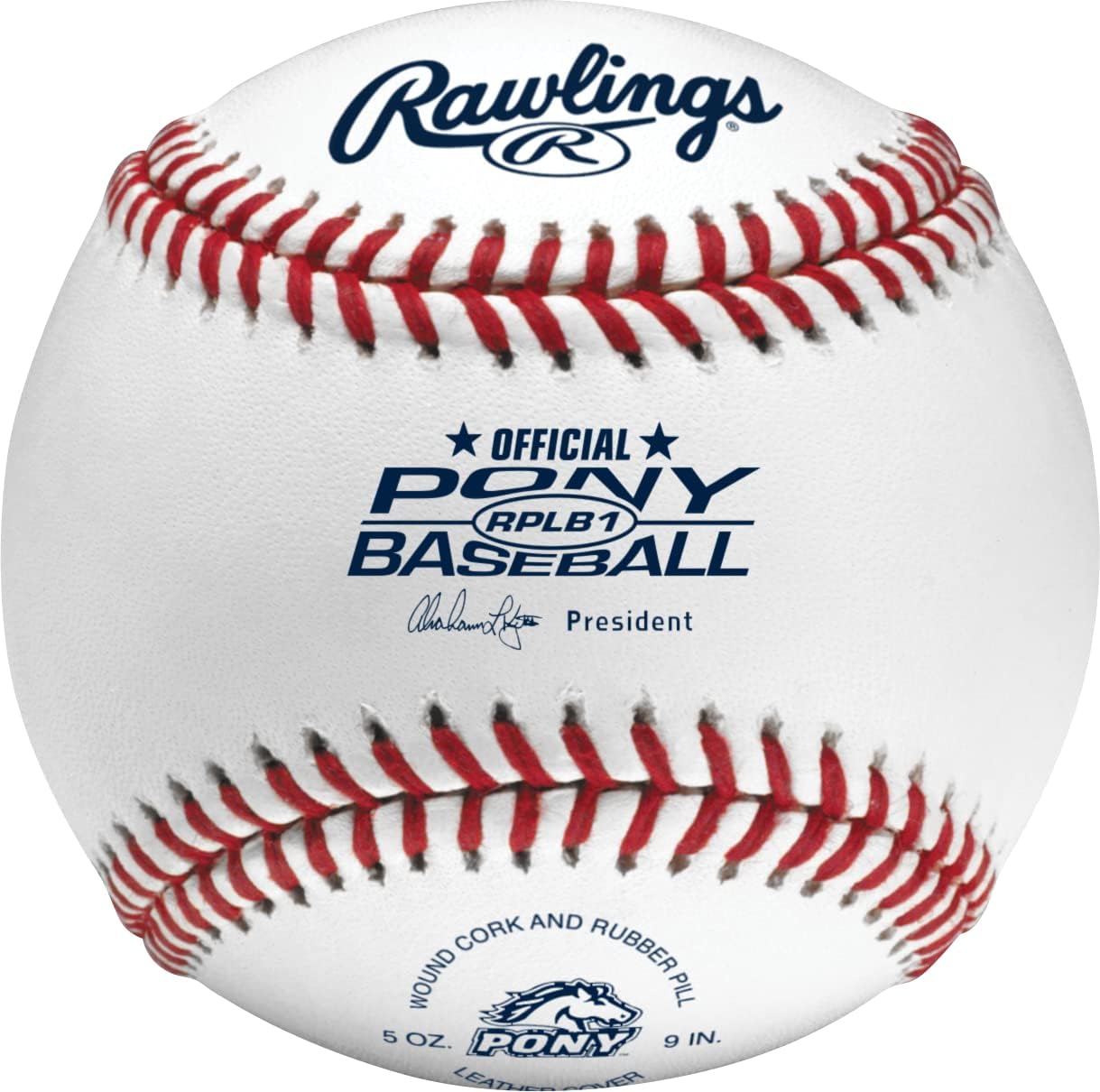Rawlings Pony League Baseballs - Competition Grade RPLB1 for Youth 14U | Multiple Count Options