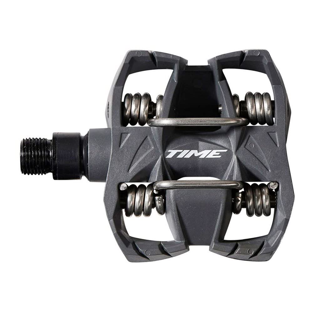 TIME MX 2 Clipless Bike Pedals | Mountain MTB | Grey, Pair
