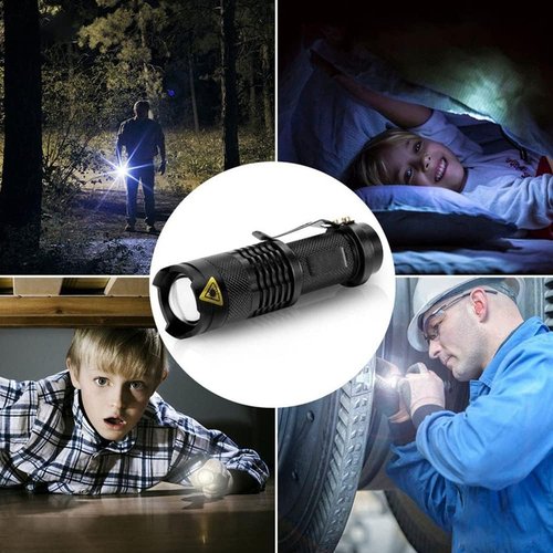 KOMI LED Flashlights - High Lumens 5-Pack | Waterproof & Adjustable Focus for Outdoor Use