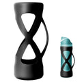 Owala 24 oz FreeSip Silicone Water Bottle Boot with Handle – Black, 709 ml Variation