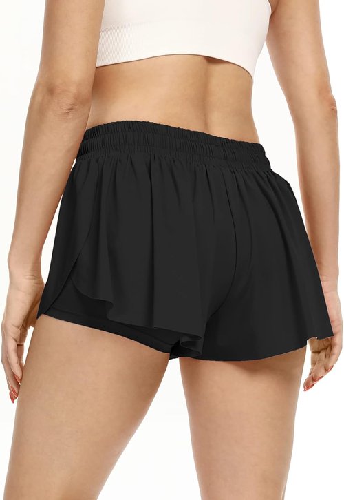 Blaosn Flowy Athletic Shorts - Women's Gym & Yoga Workout Skort | Cute Casual Summer Style