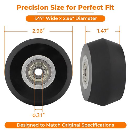 For Nordictrack Cx1055 Ramp Wheel Replacement For Part NO. 206612