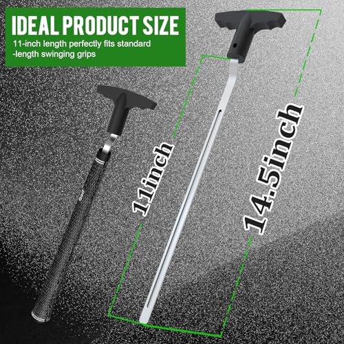 Golf Grip Removal Tool 11 Inch V-Groove Grip Remover - Black