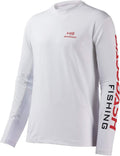 BASSDASH Fishing T-Shirts for Men - UV Sun Protection UPF 50+ Long Sleeve Tee