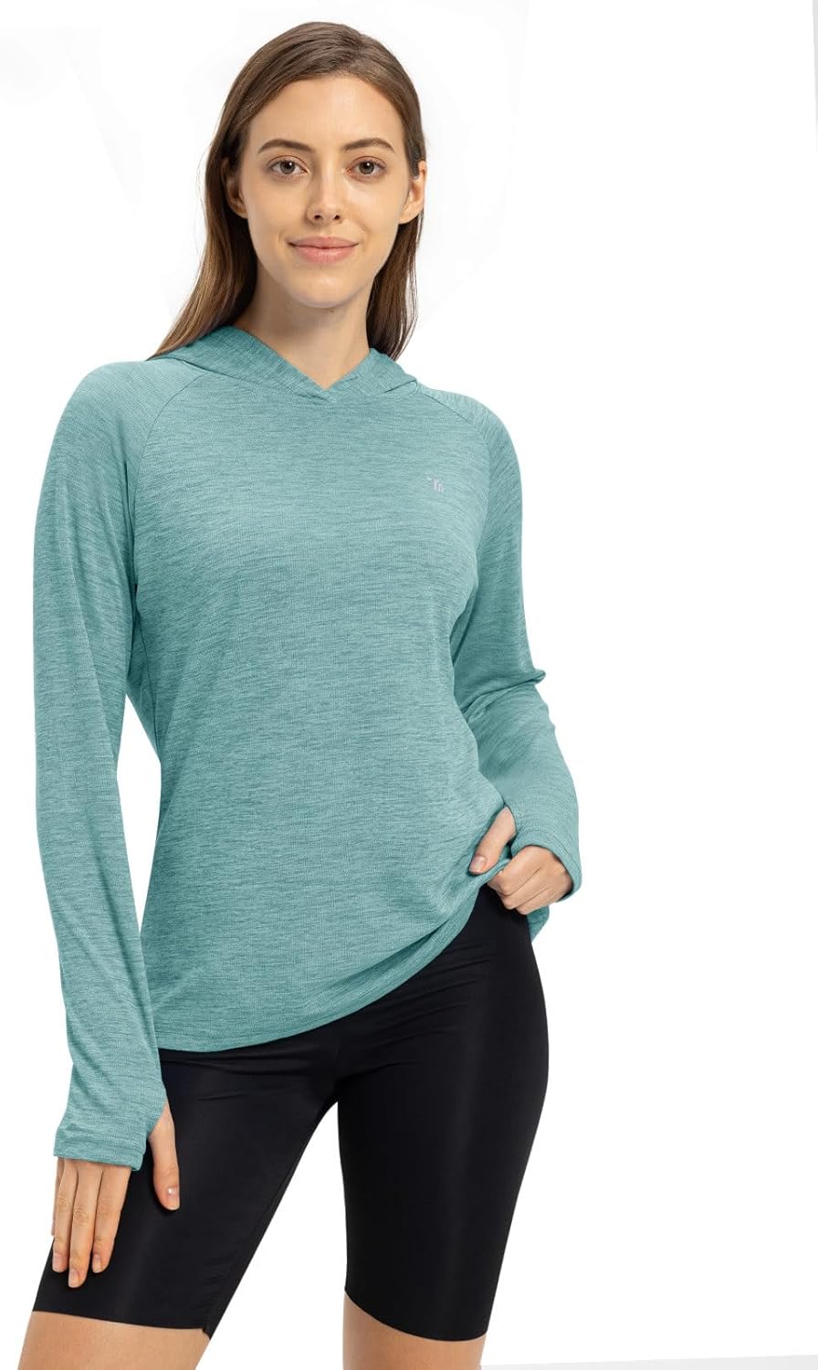 TBMPOY Women's UPF 50+ Sun Protection Hoodie - Lightweight Long Sleeve Outdoor Fishing & Hiking Shirt