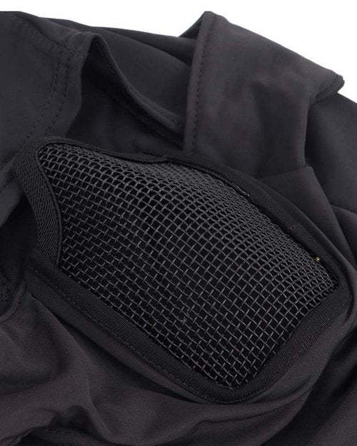 Simways Balaclava Mesh Mask with Full Face Cover Anti-dust Windproof for Paintball Airsoft (Black)