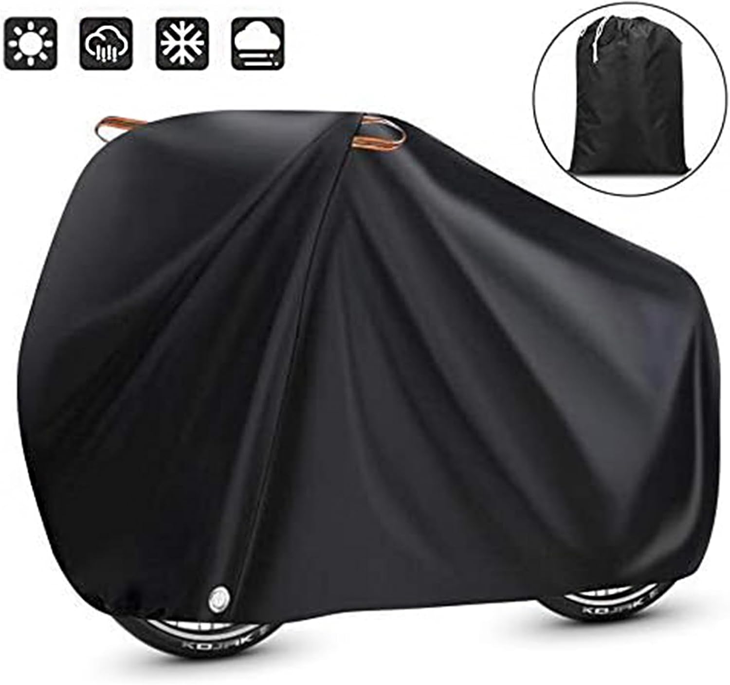 Viaky Bike Cover - 210D Nylon Waterproof Bicycle Protection | Anti-Dust, Rain & UV Shield for Mountain/Road Bikes