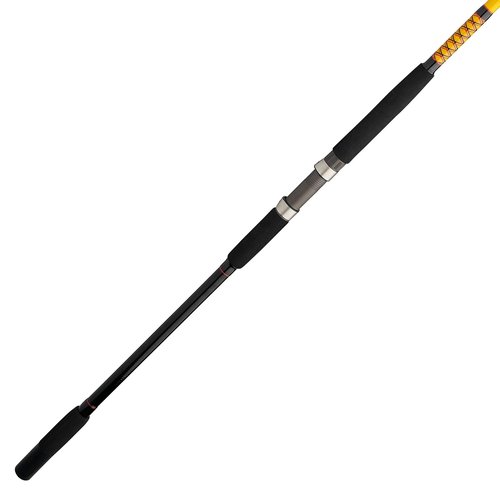 Ugly Stik Bigwater Conventional Fishing Rod, Black/Red/Yellow, 12' - Extra Heavy - 30-50lb - 2pc