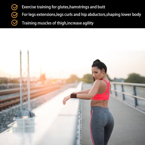 2D Ring Thigh Strap, High Leg Lift Fitness Exercise Accessories, Adjustable Running Football Training Rope Taekwondo Training Band 1 Pair