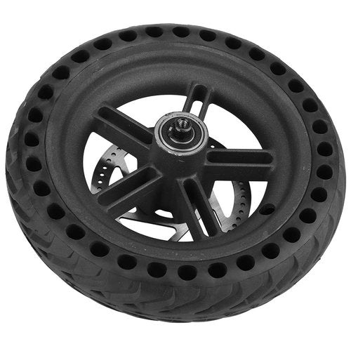 Rear Tire Set, Durable Replacement Wheel Hub Assembly with Disc Brake for Electric Scooter Maintenance, Commuters, Urban Riders
