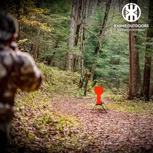 KNINE OUTDOORS Auto Reset Steel Gong Target 3/8'' AR500 for Shooting Range