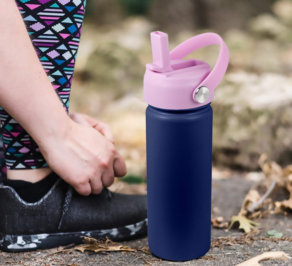 Regine Switzerland Straw Lid for Hydro Flask | Flexible Handle Replacement Cap for 32/40 oz Wide Mouth