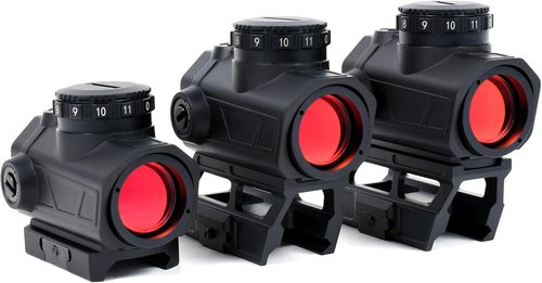 AT3 Tactical Red Dot Sight - 2 MOA with Shake Awake Feature & Lower 1/3 Cowitness Mounts