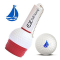 EZBallStamp Golf Ball Stamp Marker (Blue Sailboat)