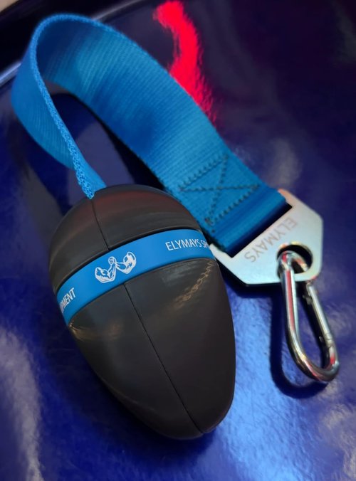 Arm Wrestling Training Equipment - ELLIPTIC WRIST BALL for HOOK and TOPROLL, Exercise Handle Forearm for Cable Machine