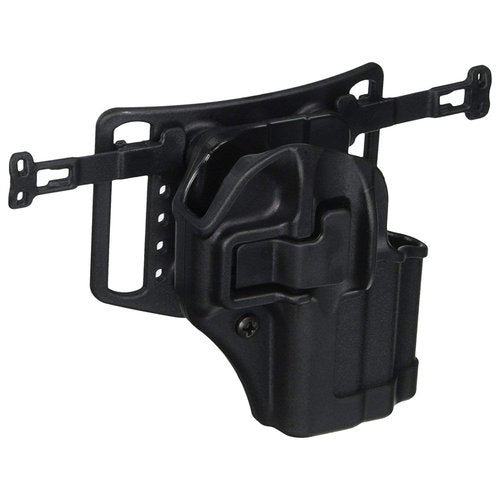 BLACKHAWK Serpa CQC Belt Loop and Paddle Holster For Glock 26/27/33, Right Hand, Matte Black - 410501BK-R