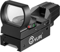 CVLIFE FoxSpook Green & Red Dot Sight - Motion Awake Reflex Optics for Picatinny | 31x21mm Large Window