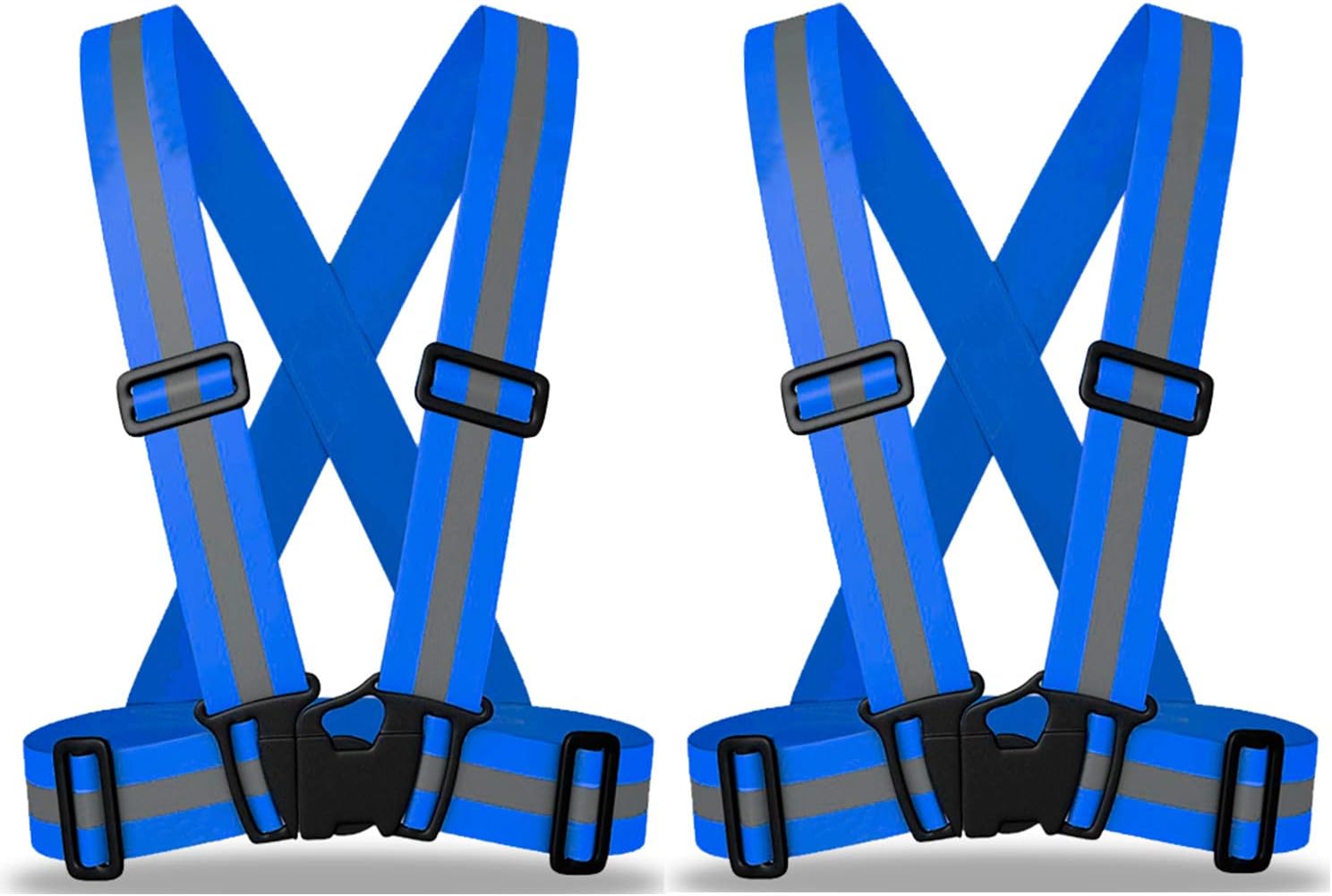ZOJO Kids Reflective Vest - Lightweight & Adjustable | Perfect for Running & Cycling (2pcs)