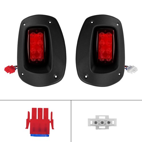 DRIVE UP Golf Cart Light Kit for EZGO RXV 2008-2015 Moldes, EZGO Light Kit LED Headlights and LED Taillights Assembly Wiring Harness Included