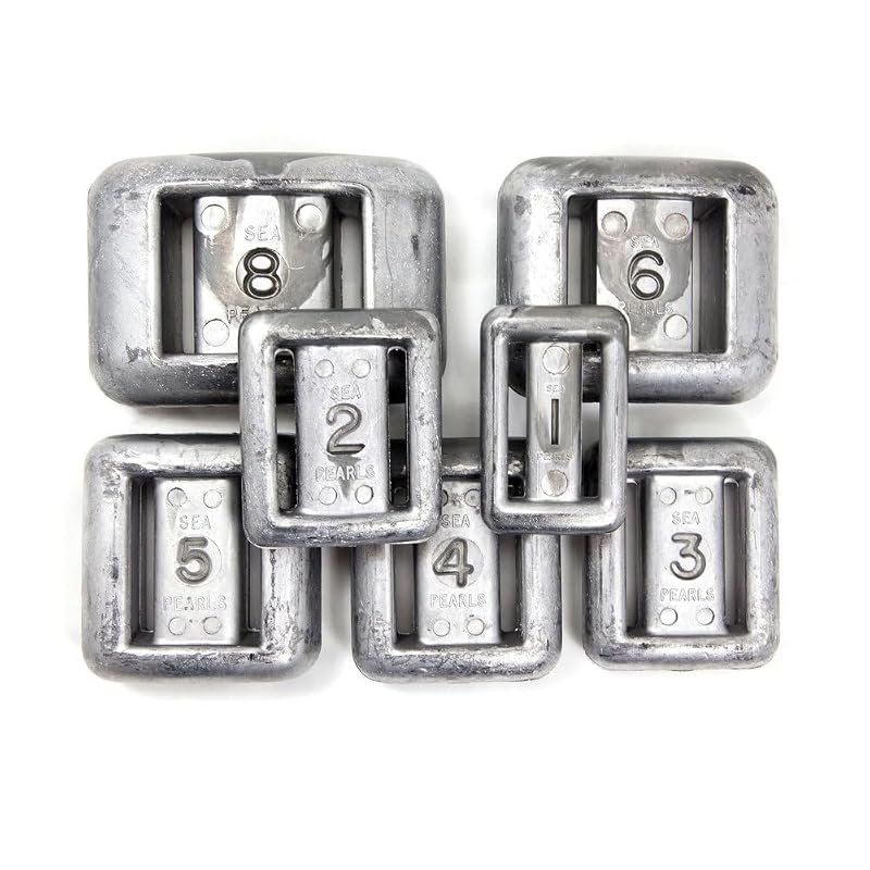 Uncoated Lace-Through Weight Belt Weights 2.0 lb — Sea Pearls