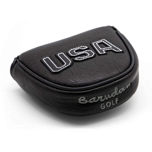 USA Mallet Putter Cover Headcover Magnetic Golf Head Covers Headcovers Club Protective Equipment for Scotty Cameron Odyssey Two Ball Taylormade Durable Thick Pu Leather