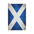 ZKPeFeH Vintage Scottish Flag Golf Towel with Carabiner Clip Golf Gift for Men Waffle Pattern Cooling Towels