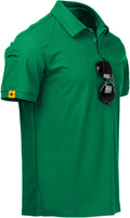 ZITY Men's Polo Shirt - Short Sleeve Athletic Golf Tee | Stylish Casual Collared Design