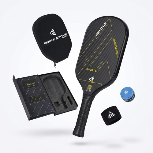 GBS Pickleball Paddle,USAPA certified,3K T700 carbon fiber surface,16mm titanium alloy honeycomb shock-absorbing core,high torque rotational control,powerful stroke,ThermoEdge thermoforming technology