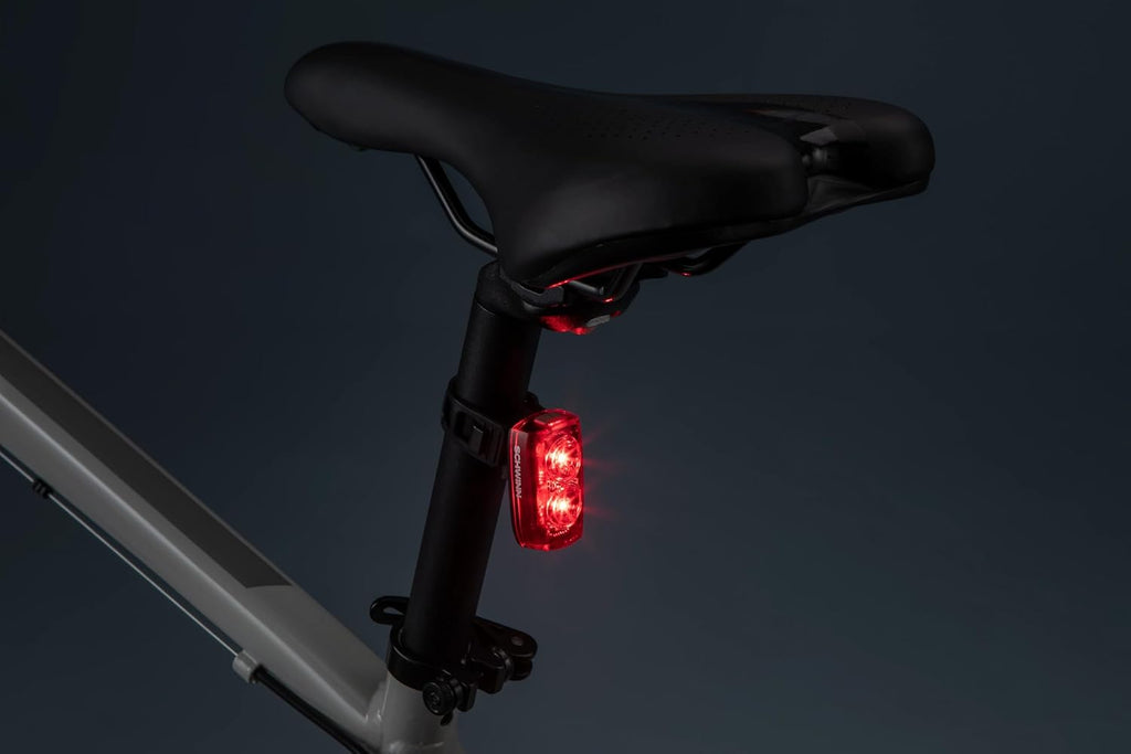 Schwinn USB Rechargeable Taillight - 25-80 Lumen Daytime Running Light with Multiple Modes | Easy Install
