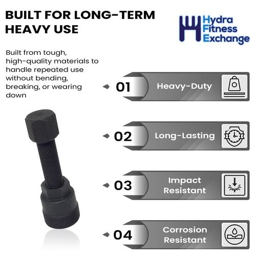 Hydra Fitness Exchange Crank Puller Tool 1000512919 – 25mm Bike Crank Arm Remover for Spline & Standard Cranks, Compatible with Schwin & Bow.Flex Stationary Bikes – Maintenance Disassembler Tool