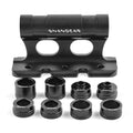 doorslay Mount Bike Rack, Bicycle Front Fork Fixed Clip,Fork Mount Bike Block with 4 Sizes Adapter for Outdoor Travel