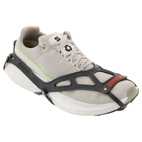 Kahtoola NANOspikes Footwear Traction for ICY Winter Road Running & Walking - Charcoal - Small