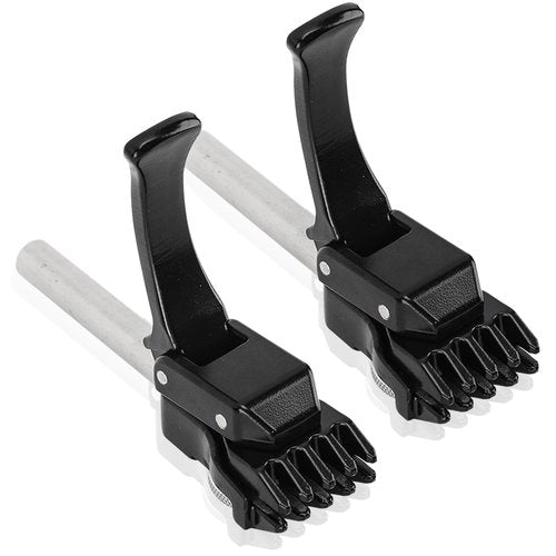 Jwthee 1 Pair Tennis Stringing Machine, Handheld Badminton Stringing Clamp Black Tennis Flying Pliers Racket Starting Clamp for Various Rackets