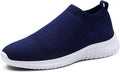 TIOSEBON Women's Slip-On Walking Sneakers - Lightweight, Breathable Knit Yoga Shoes