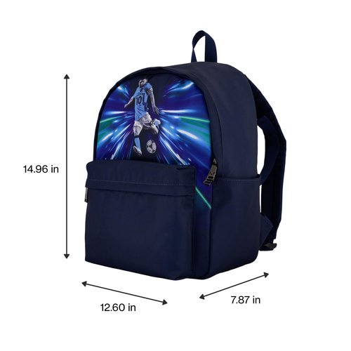 Messi Lifestyle Backpack, Bookbag with Pockets & Adjustable Straps