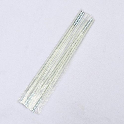 2 White Kids Bed Tent Replacement Poles - 2 White Curved Poles Used on Our Children's Bed Tent