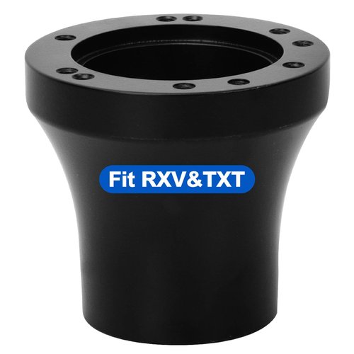 NOKINS EZGO Golf Cart Steering Wheel Adapter, EZGO Steering Wheel Adapter for EZGO TXT and EZGO RXV Models Wheel (Black)