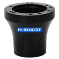 NOKINS EZGO Golf Cart Steering Wheel Adapter, EZGO Steering Wheel Adapter for EZGO TXT and EZGO RXV Models Wheel (Black)
