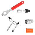 Chigadper Bike Crank Removal Tool Bike Crank Extractor Bottom Bracket Remover with 16mm Wrench Mountain Bike Maintenance and Repair Tool kit