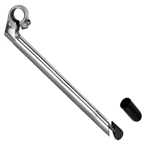 Bike Quill Stem 22.2mm x 300mm Clamp 25.4mm Aluminum Alloy and Steel Gooseneck Shape 1 Bolt Road Bicycle Handlebar Stem Y Clamp for Fixed Gear (300mm/11.8 Inch Length)