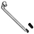 Bike Quill Stem 22.2mm x 300mm Clamp 25.4mm Aluminum Alloy and Steel Gooseneck Shape 1 Bolt Road Bicycle Handlebar Stem Y Clamp for Fixed Gear (300mm/11.8 Inch Length)