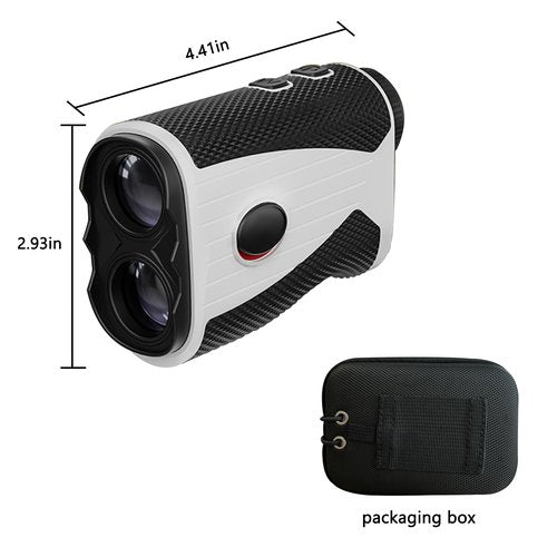 Golf Rangefinder with Slope 1200 Yards Laser Range Finder Golfing with Flag Pole Locking Vibration, 7X Magnification Rechargeable Laser Range Finder Distance Measuring with High-Precision